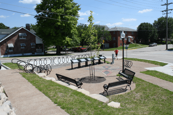 Clay Street Trailhead Bike Plaza