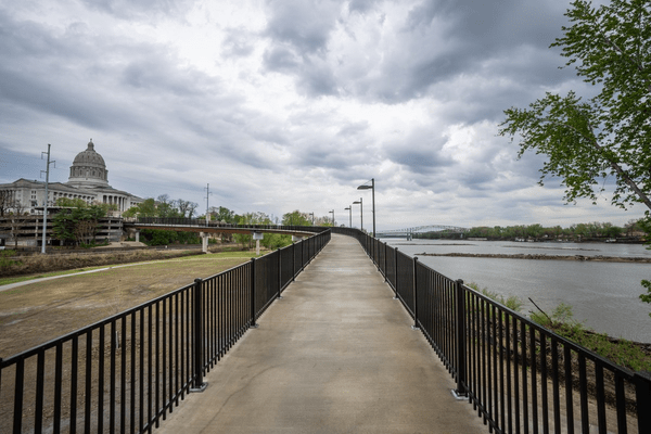 Walking path to Deborah Cooper Park on Adrian's Island